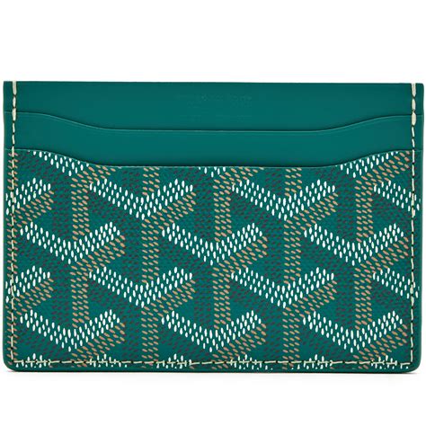 goyard green wallet mens|goyard men's wallet price 2022.